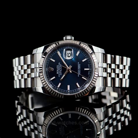 116234 rolex blauw|rolex oyster perpetual datejust 116234.